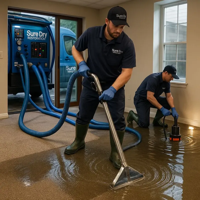 Water Extraction and Removal process in South Lancaster, MA